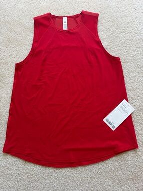 New Women’s Lululemon Sculpt Tank Top Red Sleeveless Size 10 NWT